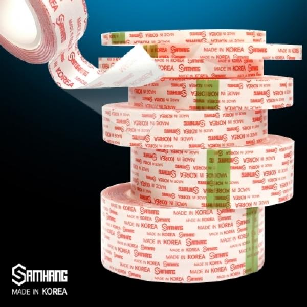 국산 아크릴 폼 초강력 투명양면테이프 1T 길이5M   폭 8mm, 10mm, 12mm, 20mm, 25mm, 40mm, 50mm 중 선택