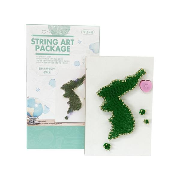 스트링아트 지도 만들기-1인 세트