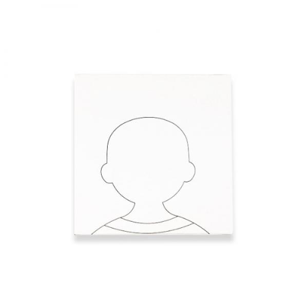 얼굴 도안 캔버스 액자 (2종 택 1)