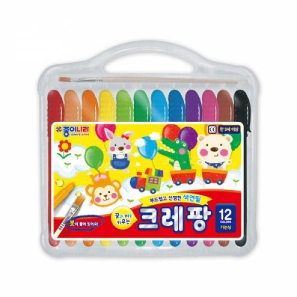 7000색연필크레팡12색 가는심