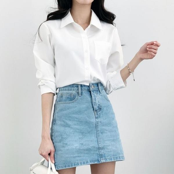 베이직 카라 셔츠