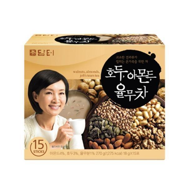 담터 호두,아몬드,율무차 18g X 15T