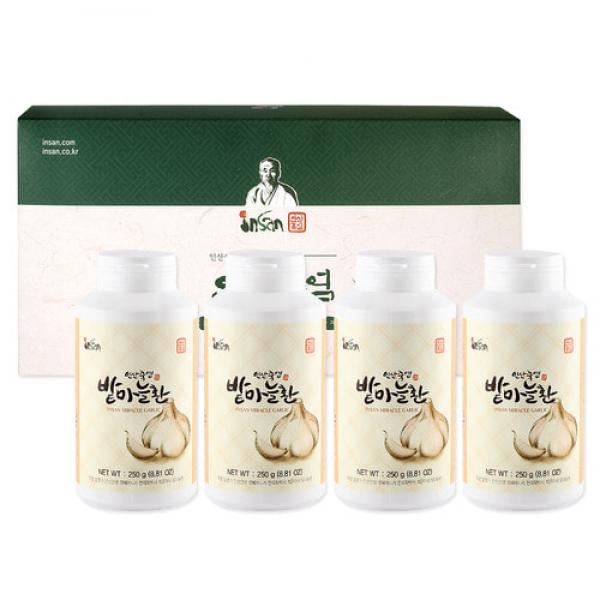 인산죽염 밭마늘환 250g x 4개 세트