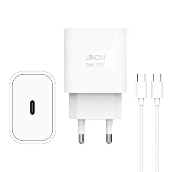 GAN PD MAX 25W 1포트 충전기 CtoC 1M 케이블 포함 LAAON GaN PD 25W 1포트 충전기 CtoC 1M 케이블포함 ITB-GaN25W