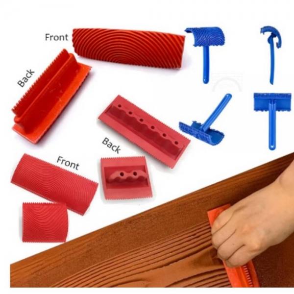 무늬롤러 나무 물결 페인부자재 테라코자재