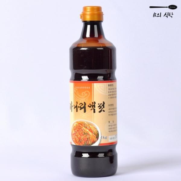 B의식탁 국내산 액젓 까나리액젓 젓갈 까나리 1kg