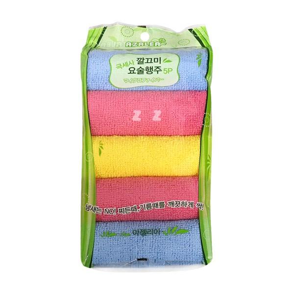 극세사 깔끄미 요술행주 5P -H/주방행주/세차걸레/손걸레/손행주/손수건/걸레/수건/행주