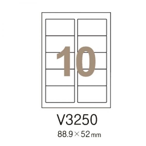 V3250 20 우편발송라벨10칸20매