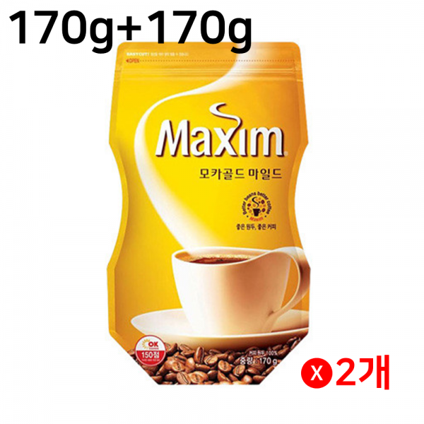 맥심 모카골드 마일드 커피 리필 340g