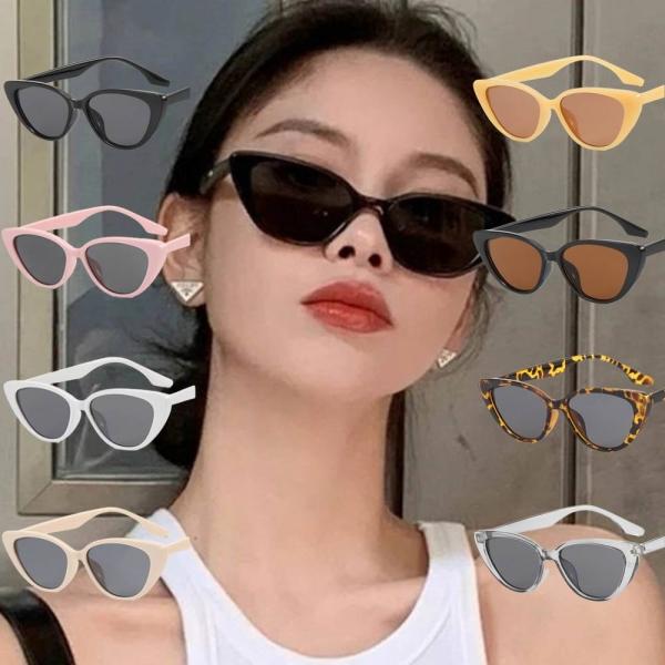 캣츠아이썬글라스 힙한 뿔테 레트로 포인트 매치 패션안경