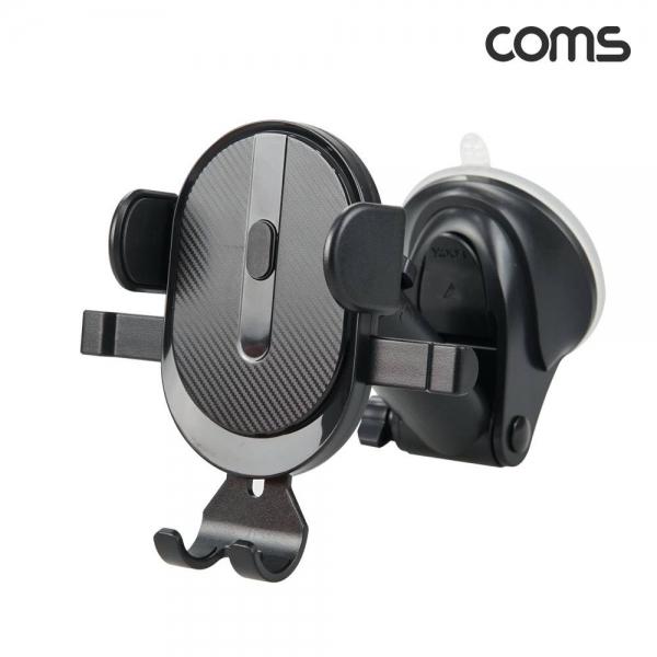 Coms 차량용 스마트폰 거치대 자동차 앞유리 대쉬보드 부착 흡착식 TB817