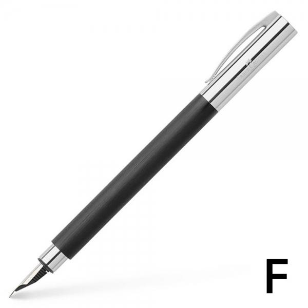 파버카스텔 만년필 엠비션 블랙 F (148141) (각인선택)