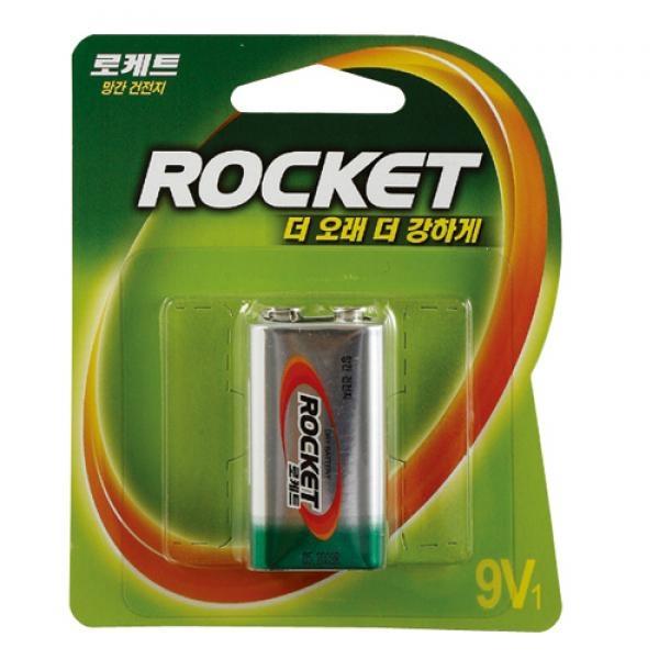 로케트 망간 건전지 9V