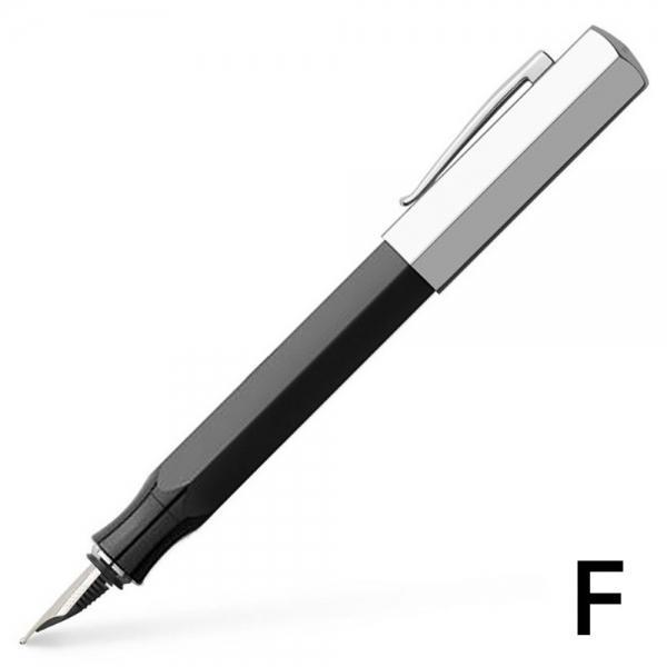 파버카스텔 만년필 온도로 블랙 F (147531) (각인선택)