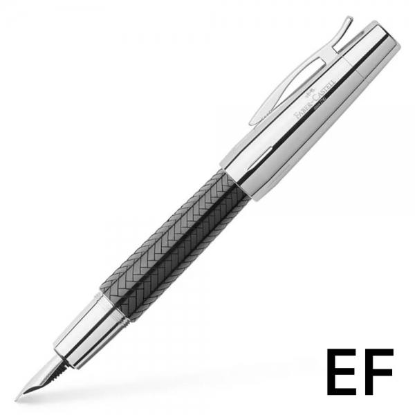 파버카스텔 만년필 이모션 라티스블랙 EF (148242) (각인선택)
