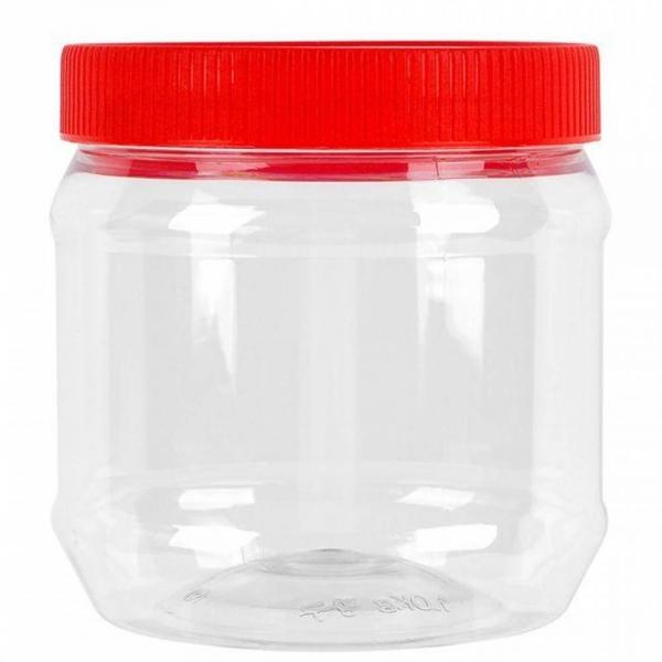 디디샵 젓갈 장아찌 원형 PET 밀폐 용기 1L