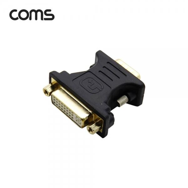 Coms DVI VGA 젠더 DVI F to VGA M DVI-I 듀얼 CB063