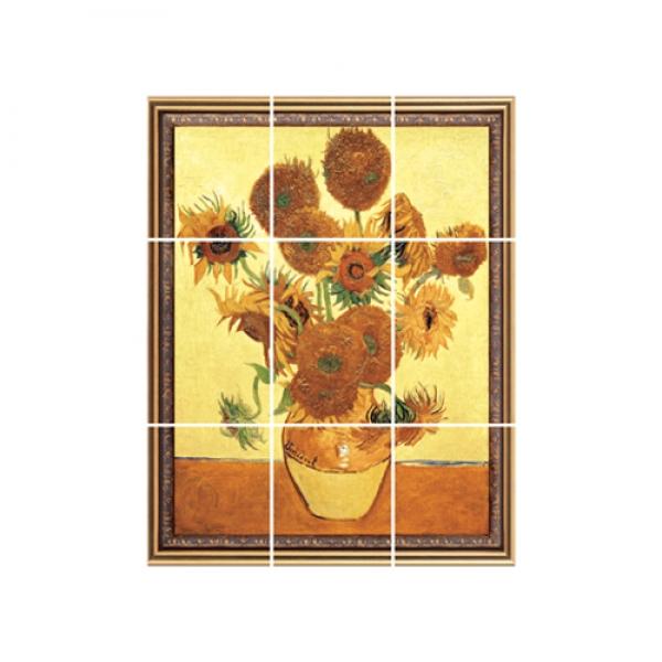 (스티커몰) 명화타일 고흐 해바라기 CSFM-5
