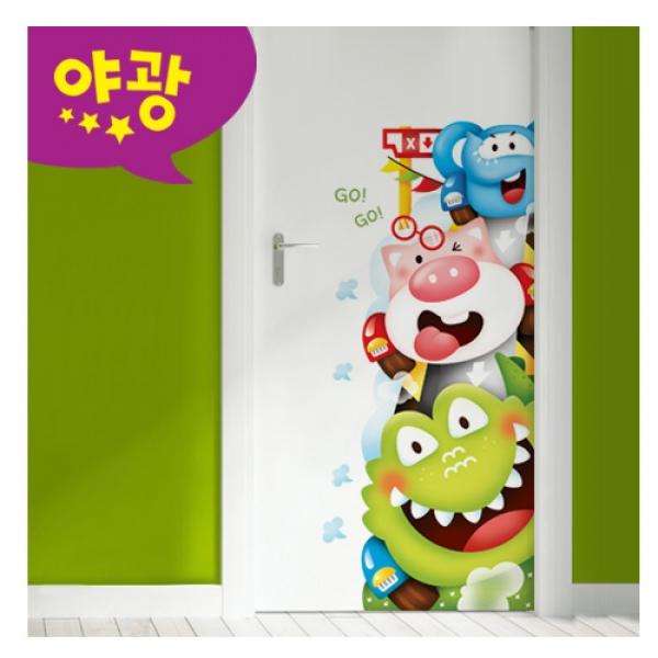 (스티커몰) 펀빅 동물자동차1 FDT-2218