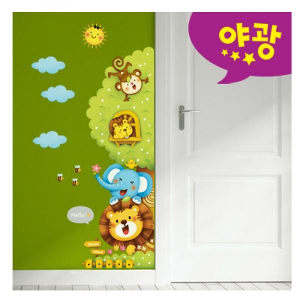 (스티커몰) 펀빅 동물나무2 FDT-2220AB