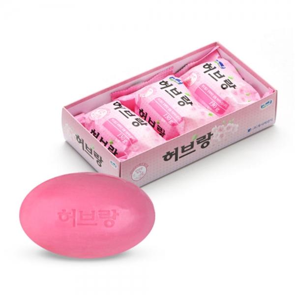 동서 셀그린 허브랑 미용 비누 130g 3개입