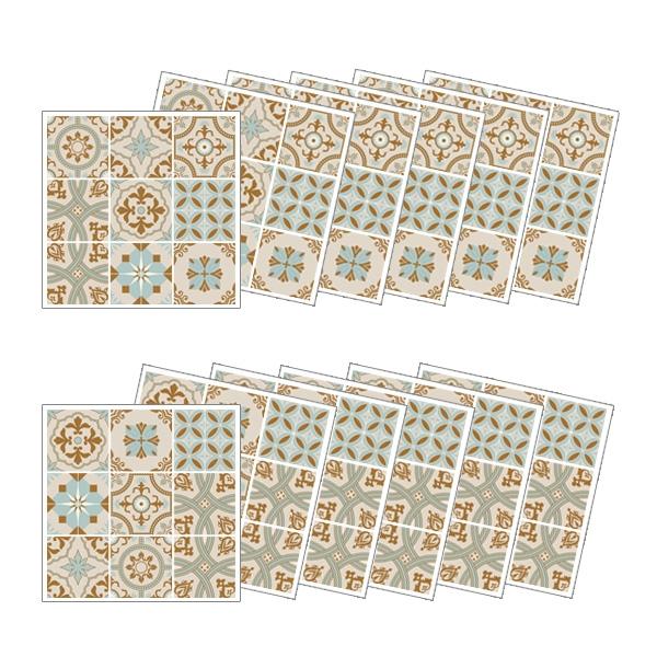 (스티커몰) 모던TILE12PCS 유러피언옐로우 GS-12705