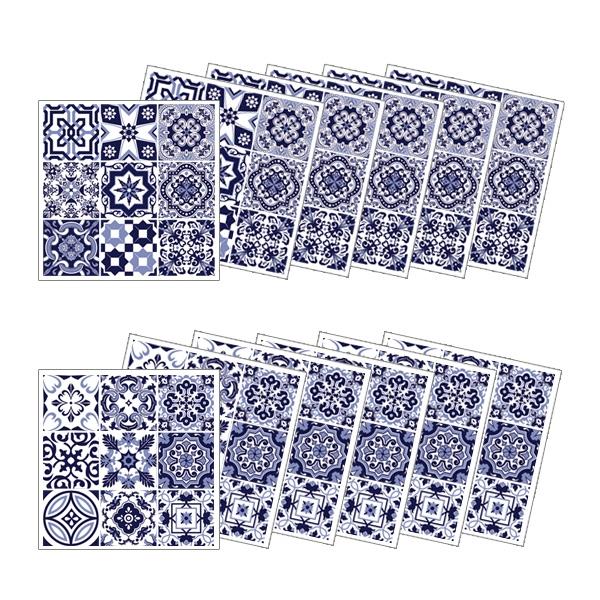 (스티커몰) 모던TILE12PCS 유러피언네이비 GS-12707