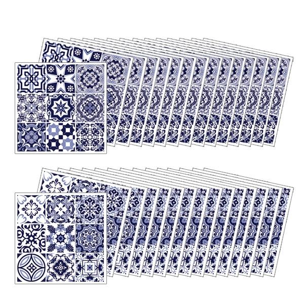 (스티커몰) 모던TILE30PCS 유러피언네이비 GS-30707