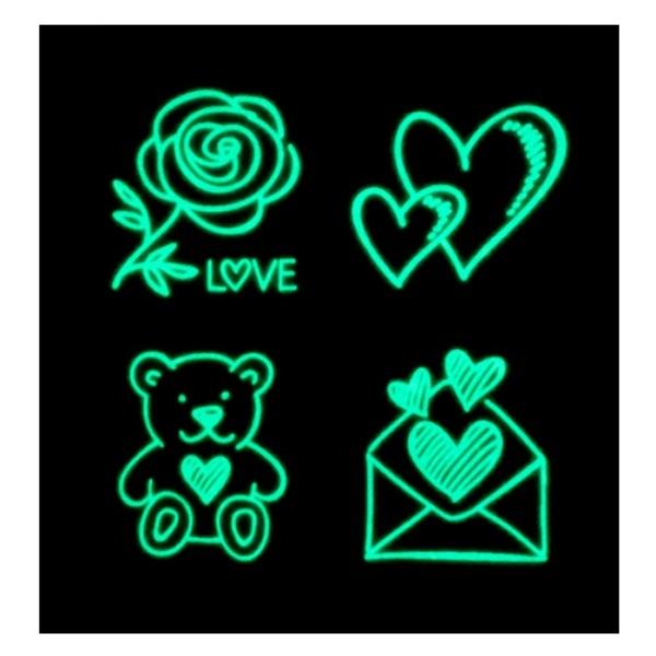 (스티커몰) 투명논슬립(8개) 러브LOVE GS-4008