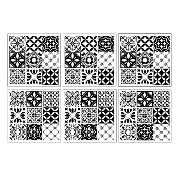 (스티커몰) 모던TILE 유러피언블랙 GS-703