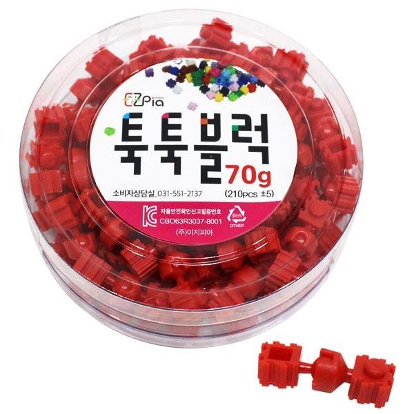 글로벌이지 이지 툭툭블럭 70g (관절블럭 빨강)