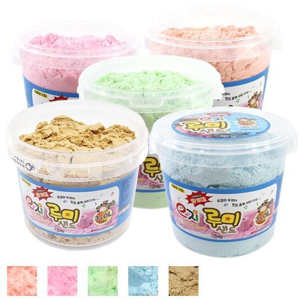 글로벌이지 이지 루미샌드(모래놀이) 3L / 1.5kg 대용량 리필