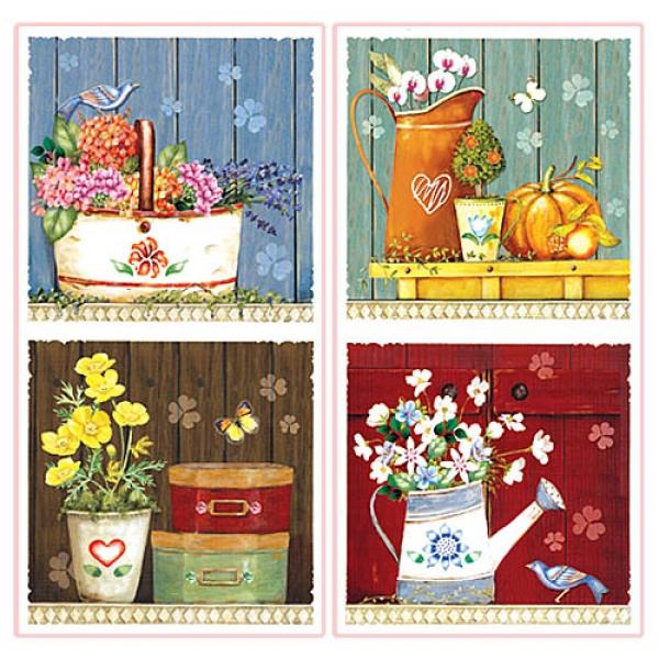 (스티커몰) 홈코디(2매) 나의 테라스 TL-17015