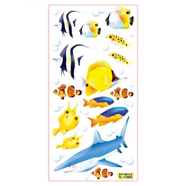 (스티커몰) 홈코디(2매) 물고기4 TL-17095