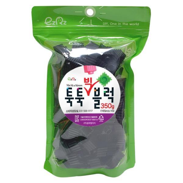 글로벌이지 이지툭툭 빅블럭 350g 리필 검정