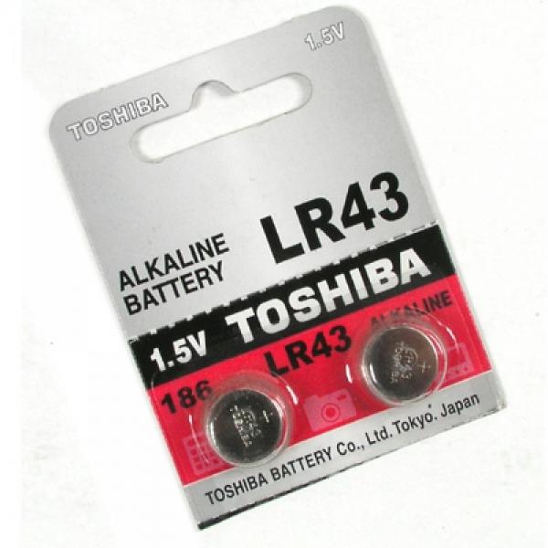 TOSHIBA 알카라인 전지 LR43 1.5V TK482