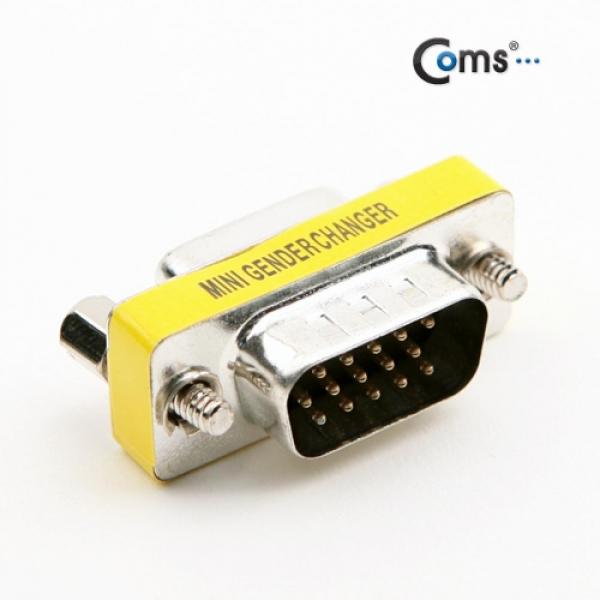 Coms 모니터 젠더 15Pin VGA 연장 D-SUB RGB 3열 BG352