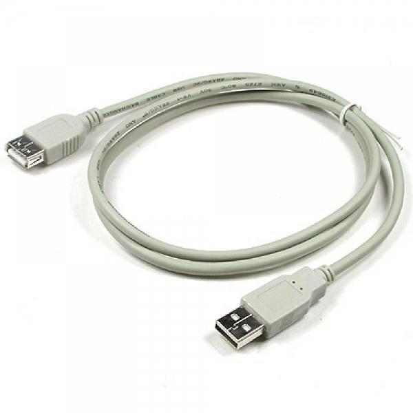 Coms USB 연장 케이블 1M USB M-F A타입 AM to AF(AA형 USB-A to USB-A) C1994