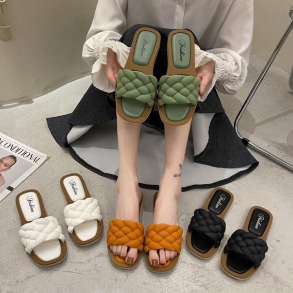 젤리꼬임슬리퍼 발편한슬리퍼 푹신한 회사슬리퍼