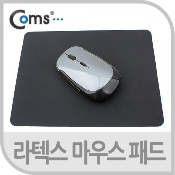 Coms 마우스 패드(라텍스 재질) 블랙 BE558