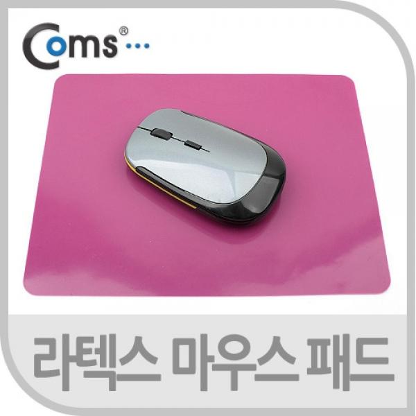 Coms 마우스 패드(라텍스 재질) 핑크 BE559