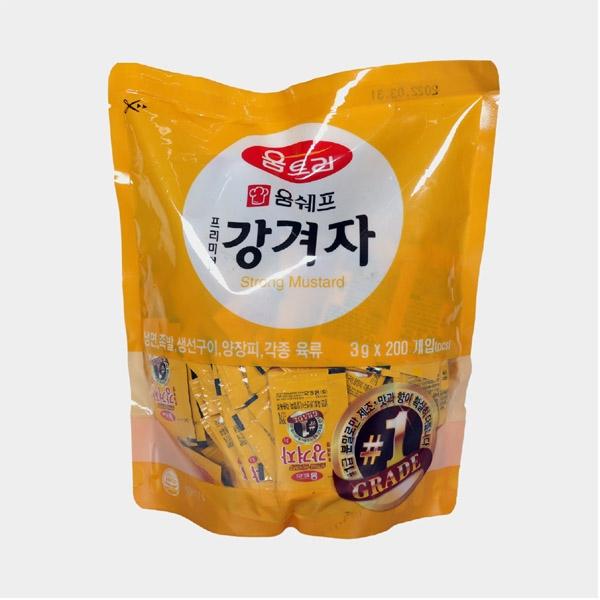 움트리 1회용 강겨자 3g x 200입