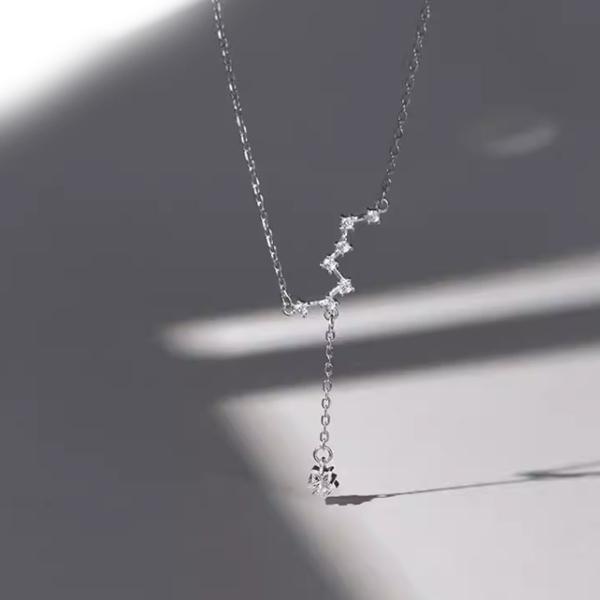 대학생 데일리패션 디자인 큐빅 북두칠성 목걸이
