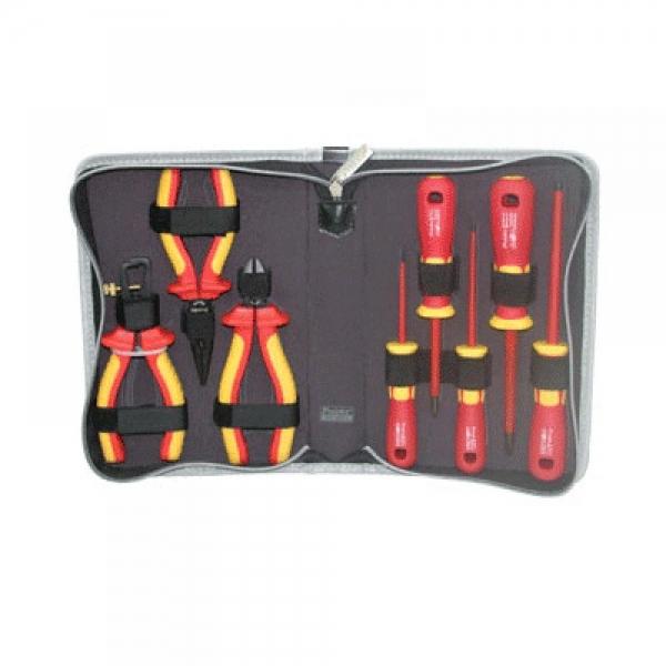 Coms Prokit(PK-2801) 1000V 고압용 전기작업용 공구 세트 8pcs T9222
