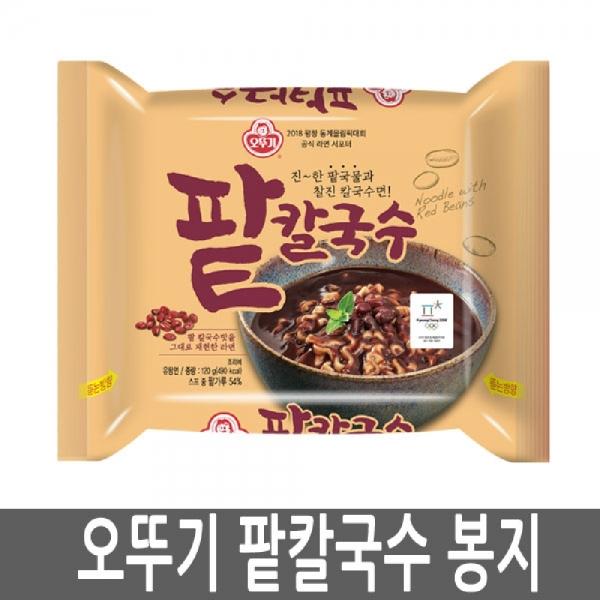 오뚜기 팥칼국수 32봉 봉지라면 칼국수면 팥칼국수면