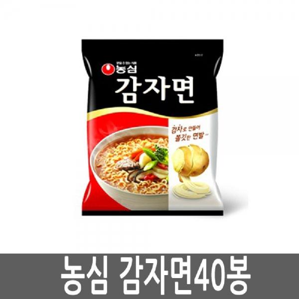 농심 감자면 40봉 감자라면 봉지라면