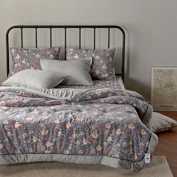 프랑프랑 MOP 차렵이불 카페트 베개커버_블루 Q