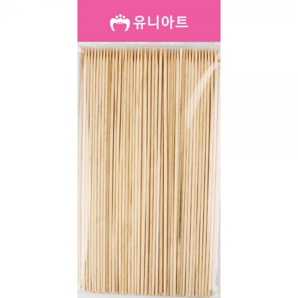 유니아트 만들기재료 산적꼬지 1번 25cmX3mm