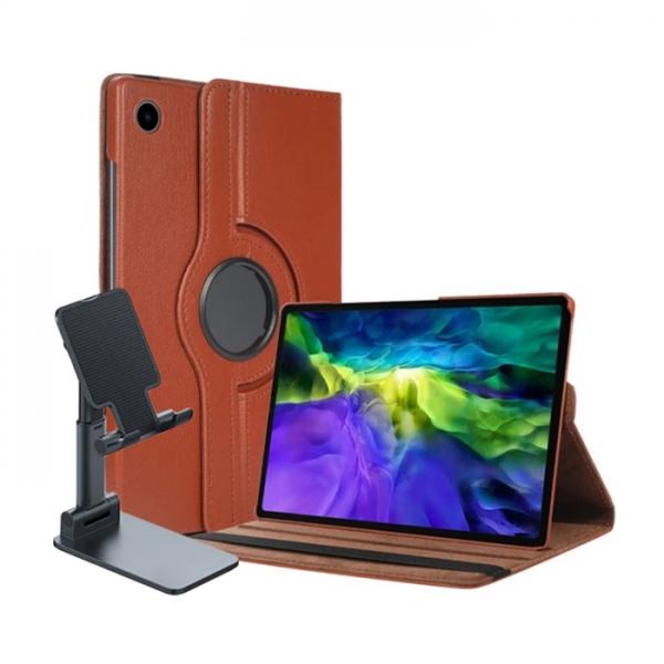 갤럭시탭S9 X710 크로스 레더 케이스+폴더블 거치대
