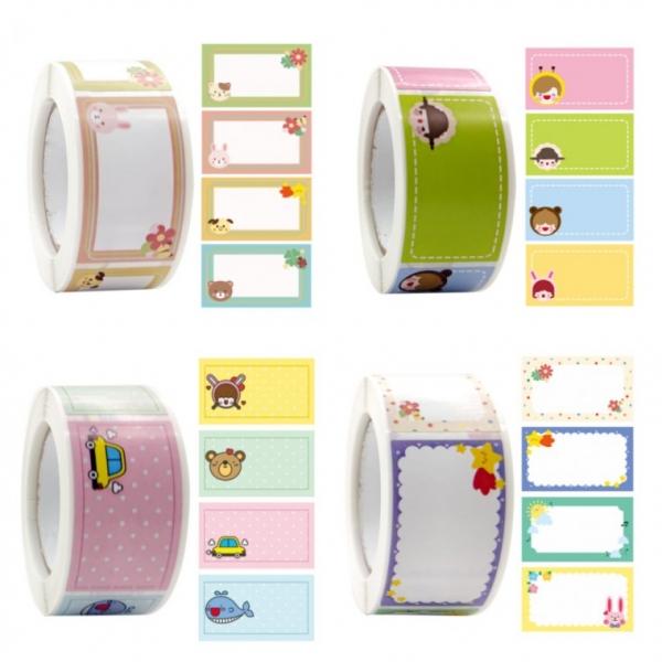 4종 4믹스 네임 스티커 (250pcs) 정리 네임 카드 라벨